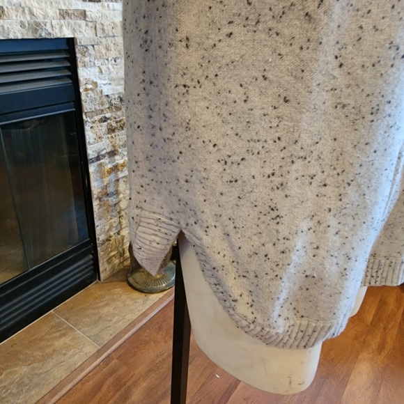 eight eight eight Specked Wool Blend Knit 3/4 Sleeve Pullover Sweater Size XL - Picture 6 of 8